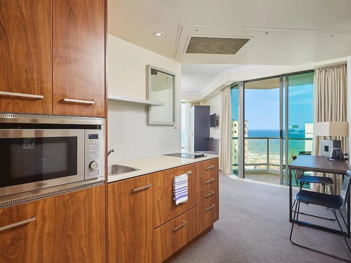 Skyline And Beach View With King Bed Studio In Gold Coast Apartment Australia